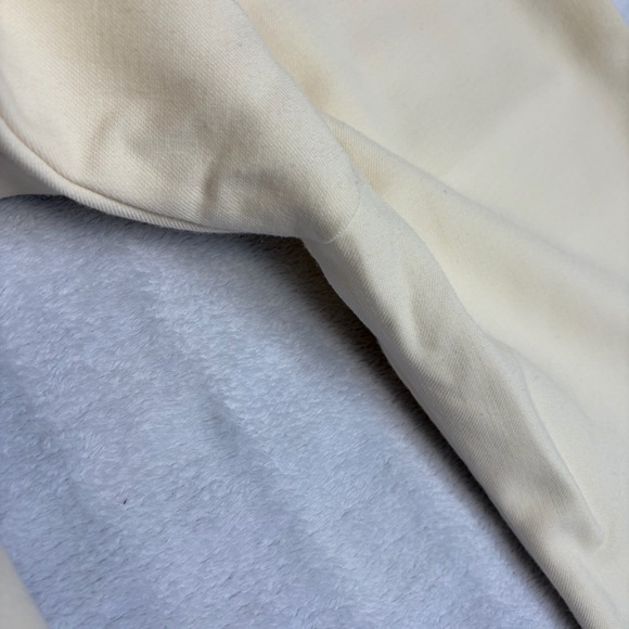 Sezane Yves Trousers Ecru Cream Sz 38 US 6 Wide Leg Long Pant Wool Blend READ - Picture 14 of 16